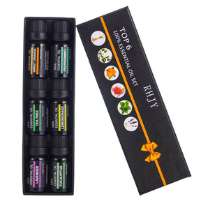 Natural Aromatherapy Oils Pack (6 x 10ml)