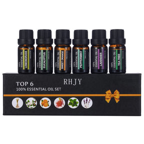 Natural Aromatherapy Oils Pack (6 x 10ml)